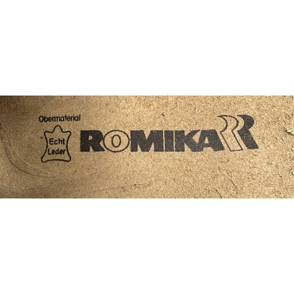 Romika Leather Sandals Slingback Summer Strappy Shoes Black Women Sz 40 US 9/9.5 - Picture 10 of 14